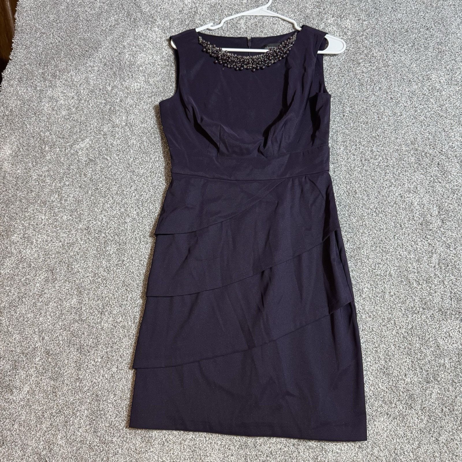 Other Connected Apparel Sheath Dress 6 Beaded Tiered Elegant Size M / US 6-8 / IT 42-44 - 1 Thumbnail