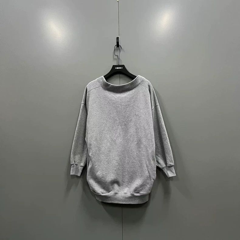 Balenciaga Balenciaga Grey embroidered double-B sweatshirt Size US S / EU 44-46 / 1 - 2 Thumbnail