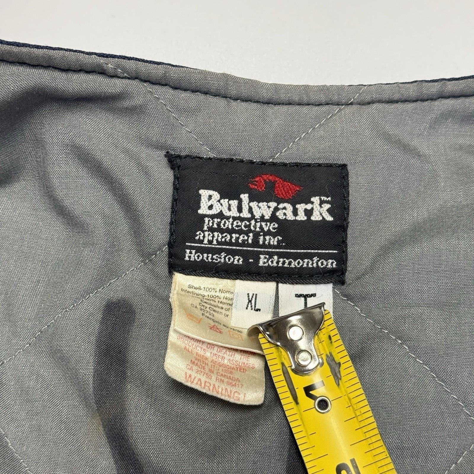 Bulwark Vintage 90s Bulwark Workwear Jacket Mens XL Blue Quilted (25 Size US XL / EU 56 / 4 - 15 Thumbnail