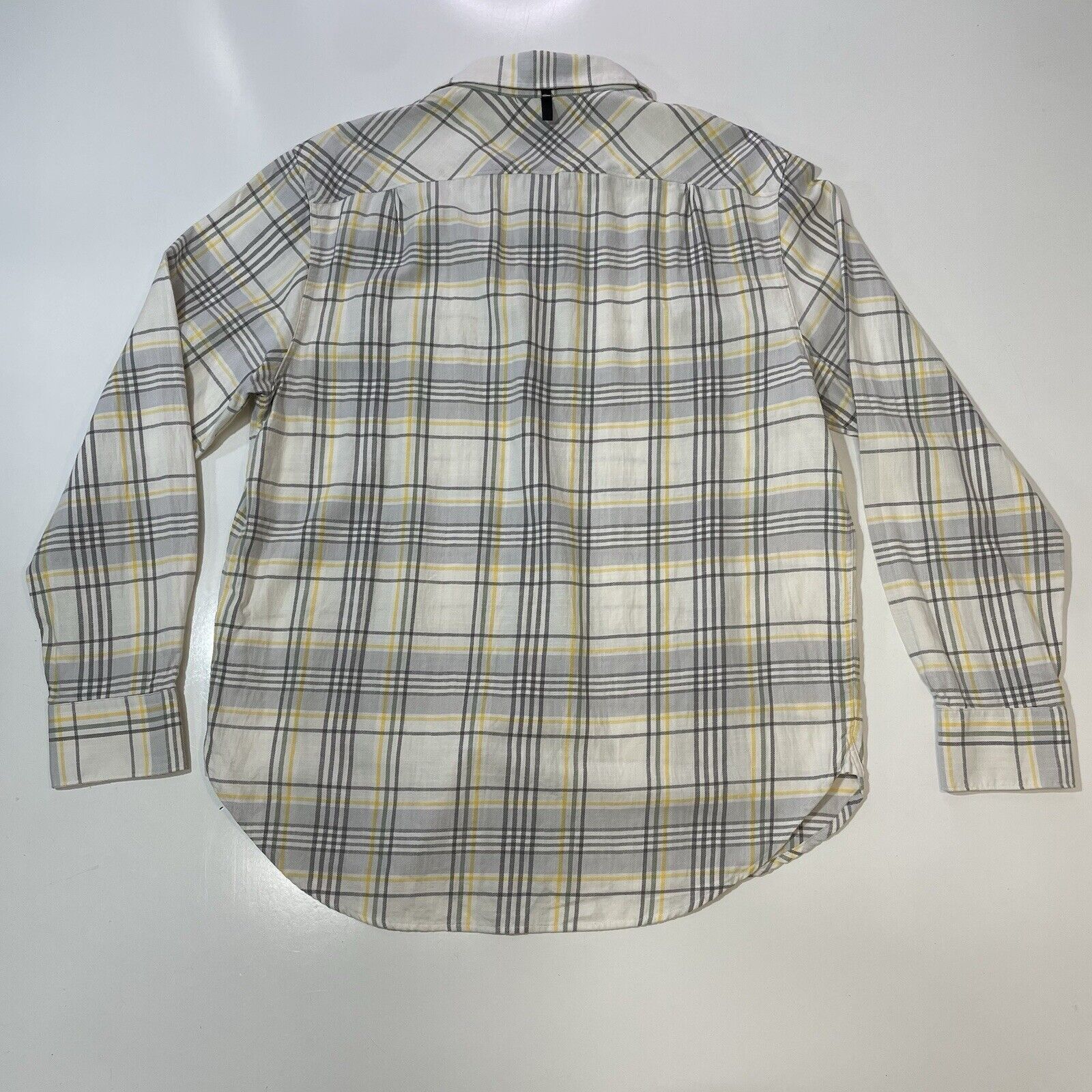 Rag & Bone Rag & Bone Men’s Fit 3 Casual Shirt Checks Ivory/White L Size US L / EU 52-54 / 3 - 9 Thumbnail