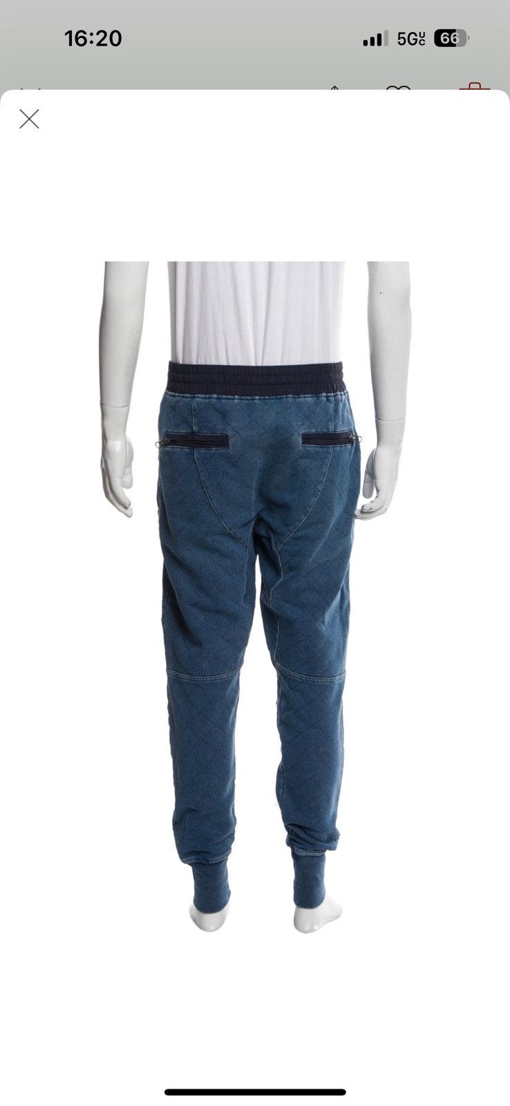 Kith Kith Bleeker Indigo Denim Jogger Pants sz S Size US 30 / EU 46 - 2 Thumbnail