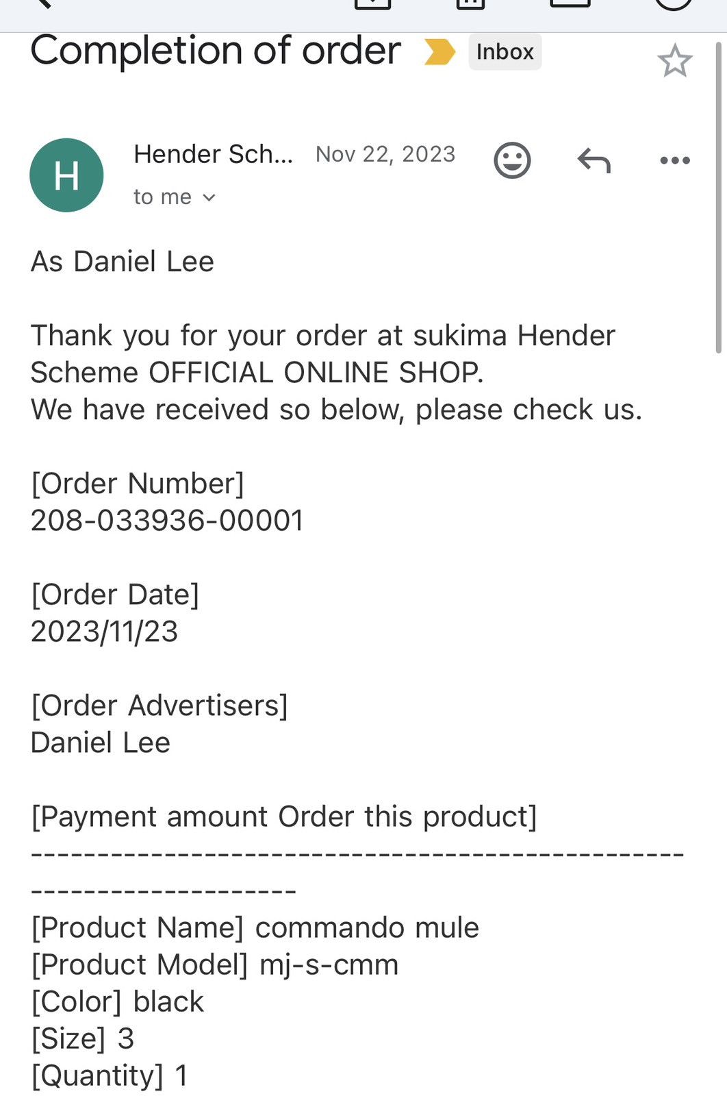Hender Scheme Hender scheme commando mule Size US 7.5 / EU 40-41 - 5 Thumbnail