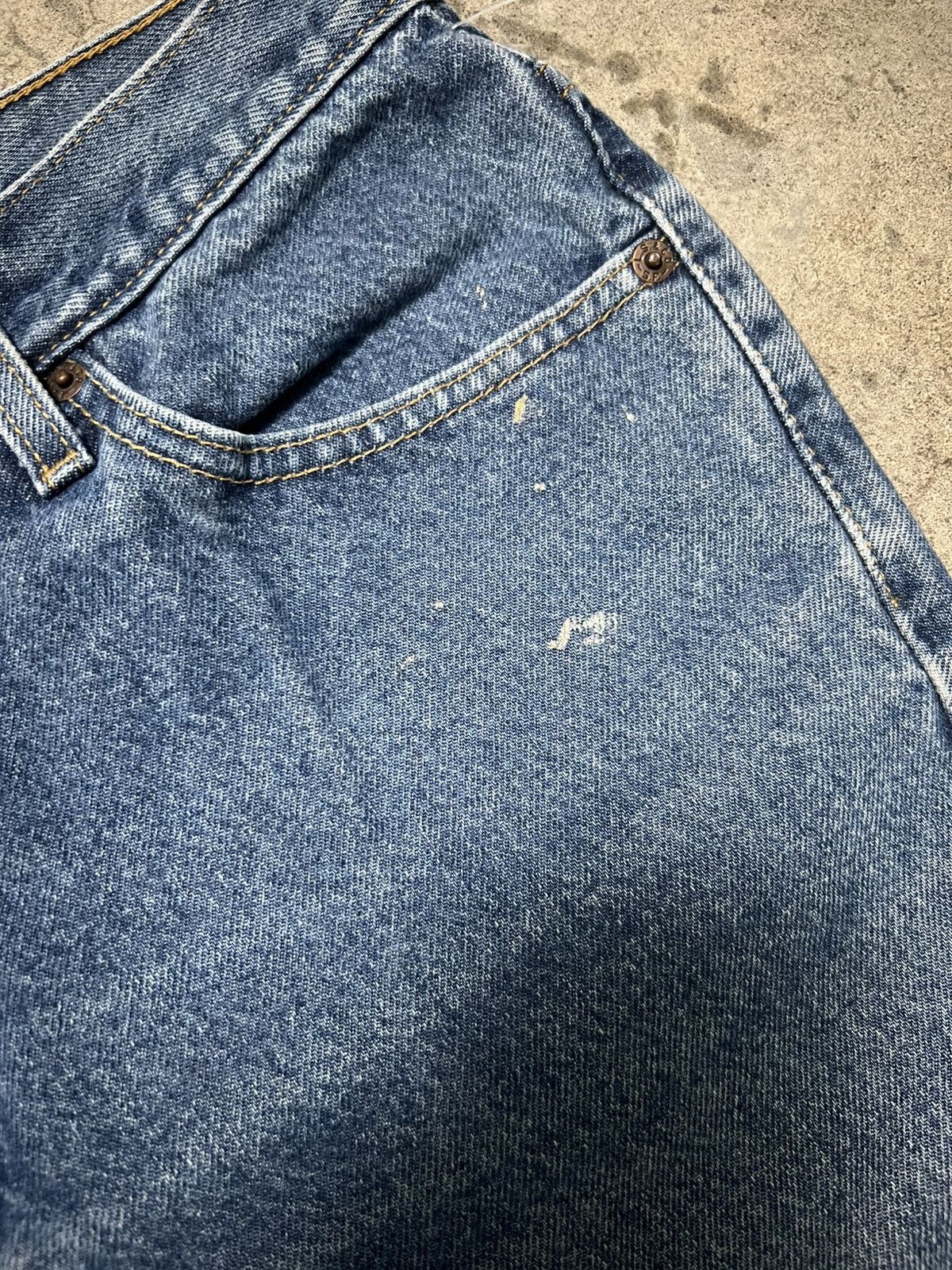 Levi's Vintage y2k 32x32 Levi’s boot cut paint splatter jeans Size US 32 / EU 48 - 5 Thumbnail