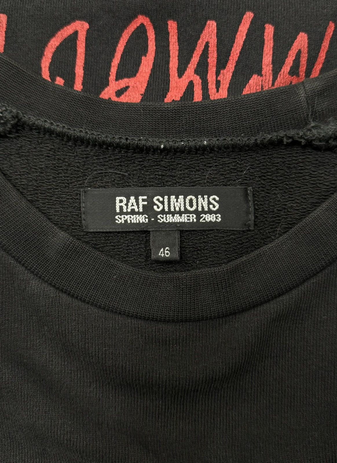 Raf Simons SS2003 Raf Simons ‘Consumed’ Commodity Sweatshirt Size US S / EU 44-46 / 1 - 3 Thumbnail