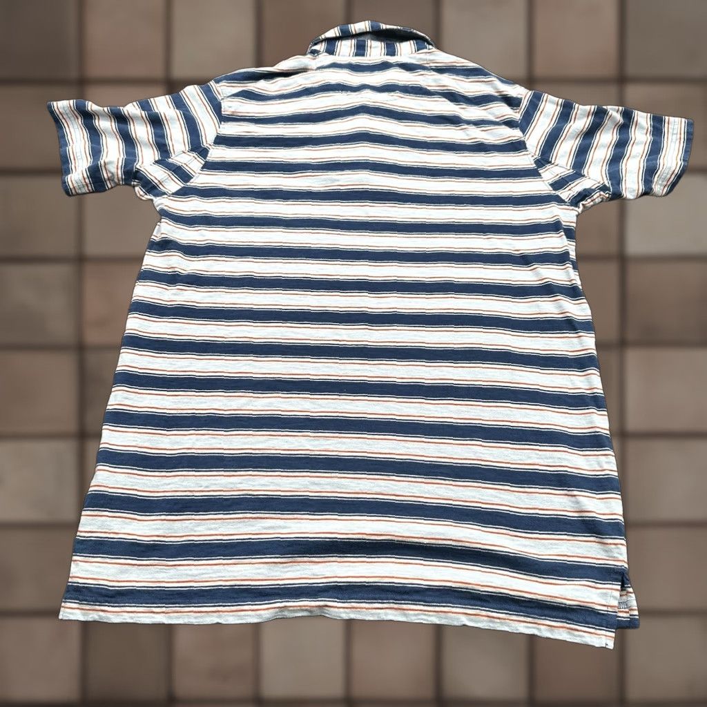 Vintage Duluth Polo Shirt Men M Striped Cotton Relaxed Fit Buttonless Pullover Casual Outdoor Outdoors American Classic Shirts Size US M / EU 48-50 / 2 - 1 Thumbnail