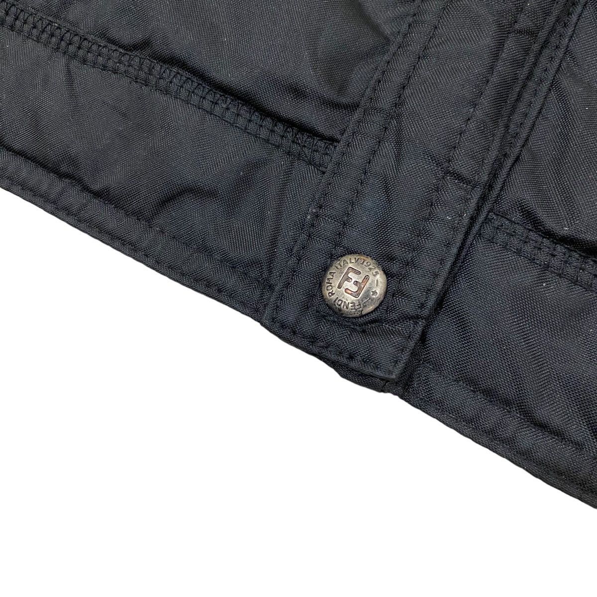 Fendi HEAT🔥FENDI JEANS MESH BACK SNAP FRONT SWINGER JACKET Size US S / EU 44-46 / 1 - 8 Thumbnail