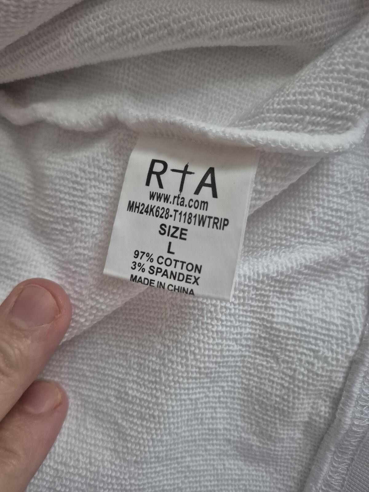 Rta RTA Rest In Peace White Hoodie Size Large BNWT Size US L / EU 52-54 / 3 - 7 Thumbnail