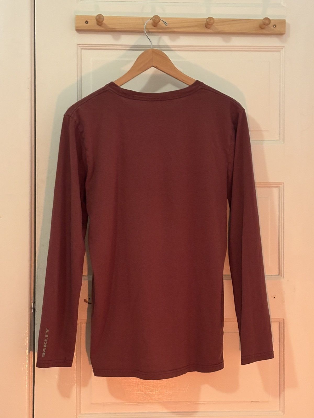 Oakley Burgundy Oakley Long Sleeve T-shirt Size US M / EU 48-50 / 2 - 2 Thumbnail