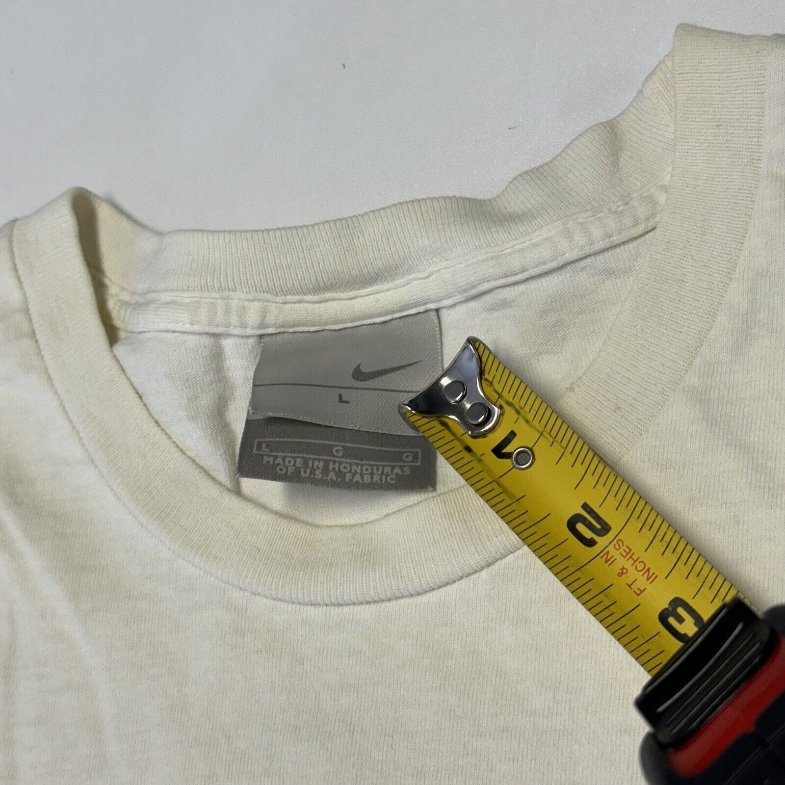 Nike Vintage Y2k Nike T Shirt Mens Large White Short Sleeve Size US L / EU 52-54 / 3 - 4 Thumbnail