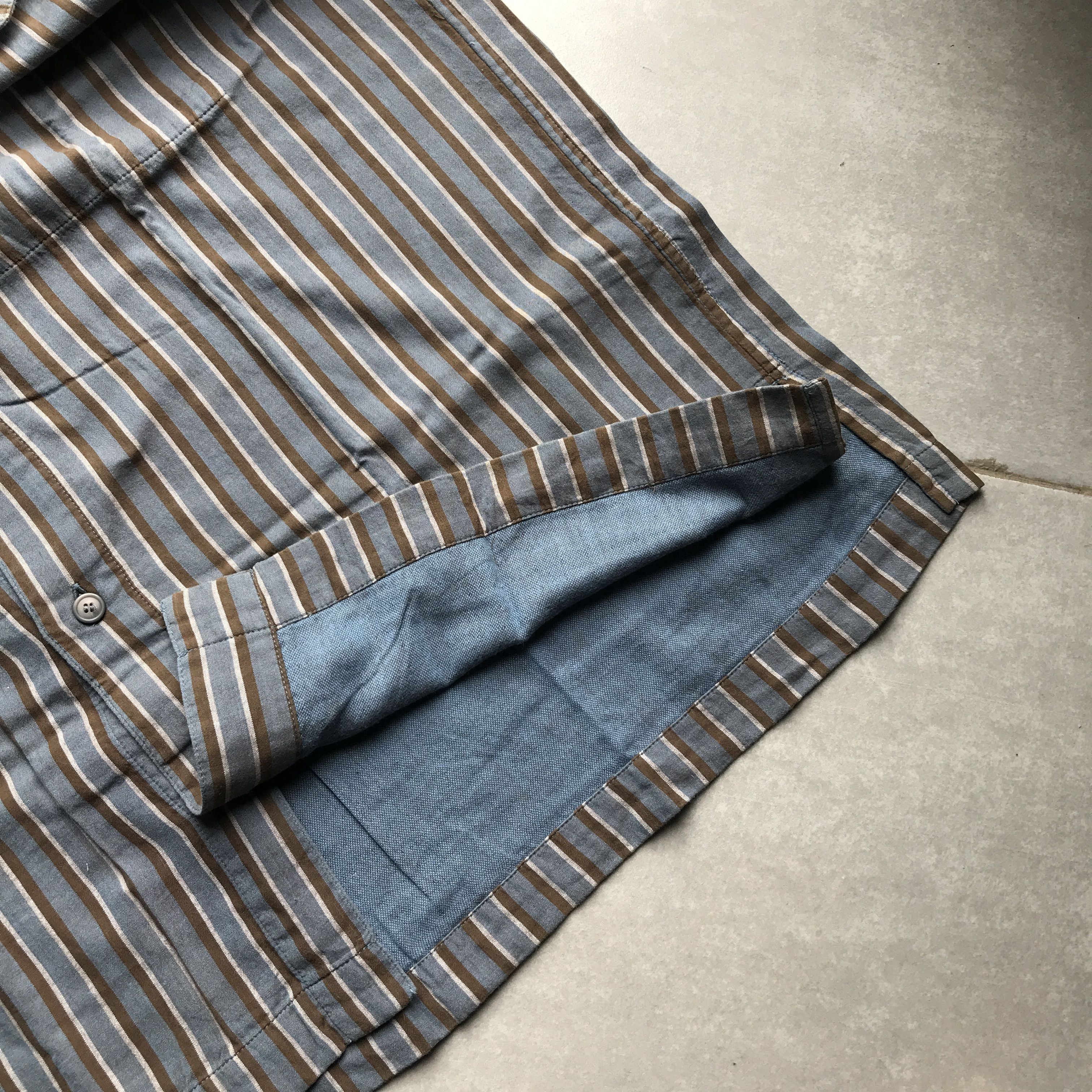 Issey Miyake Vintage 80s Issey Miyake Pemarnente shanghai neck shirt Size US M / EU 48-50 / 2 - 7 Thumbnail