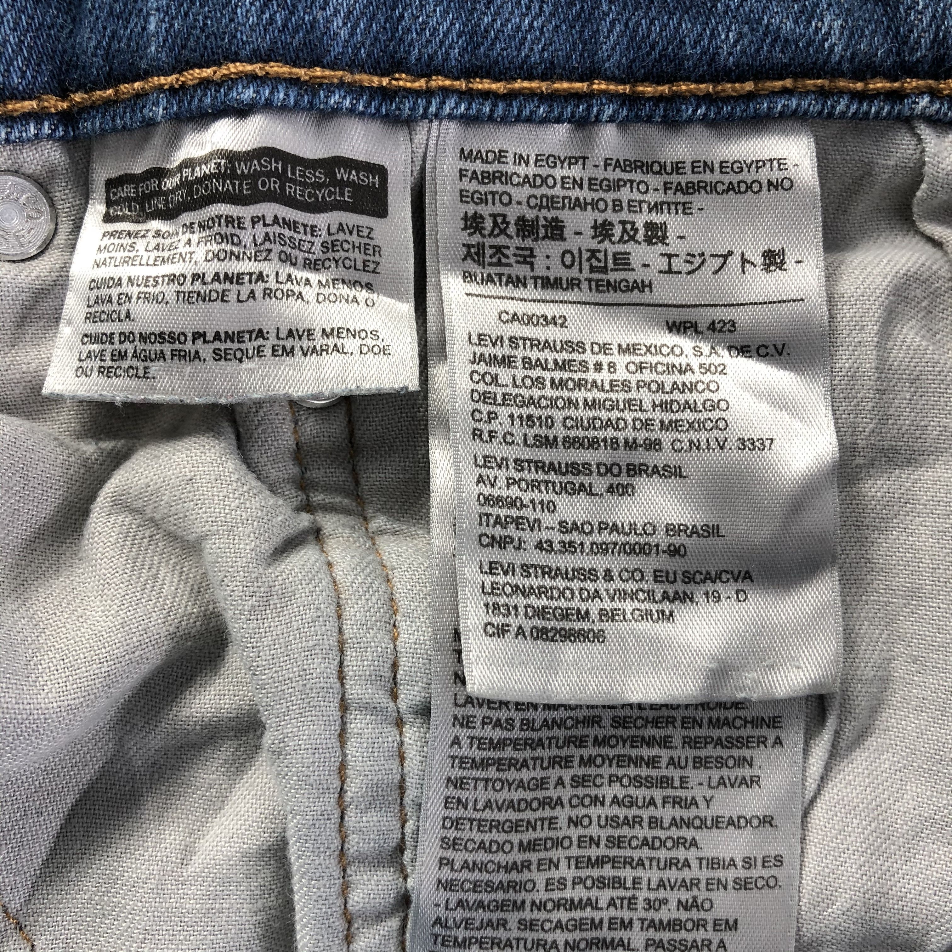 Levi's Vintage Blue Wash Levis 541 Jeans-J4348 Size US 40 / EU 56 - 9 Thumbnail
