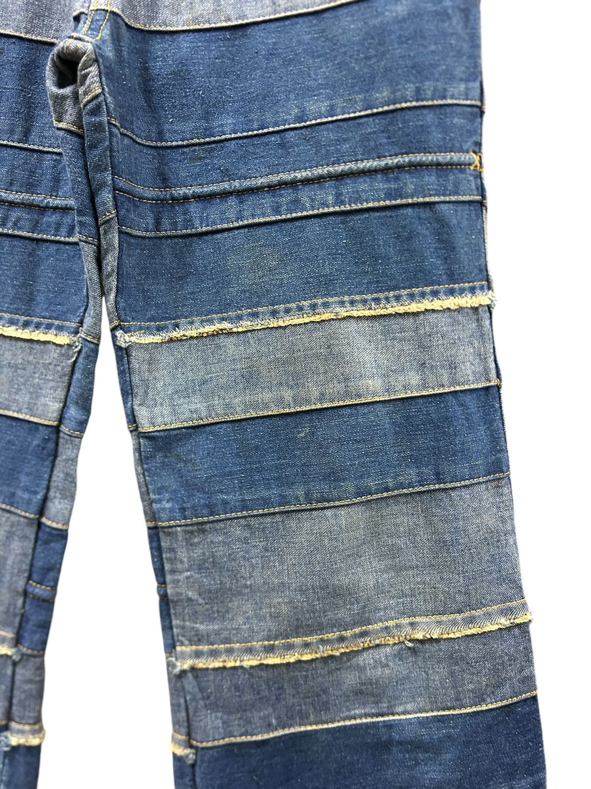 If Six Was Nine × Japanese Brand × Le Grande Bleu (L.G.B.) Vintage Ba-tsu Club Hagi Flared Jeans Size US 30 / EU 46 - 6 Thumbnail