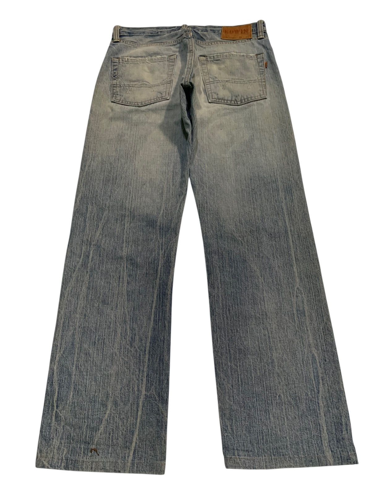 Edwin VINTAGE EDWIN 505BXX SELVEDGE FADED&RUSTY DISTRESSED DENIM Size US 30 / EU 46 - 4 Thumbnail