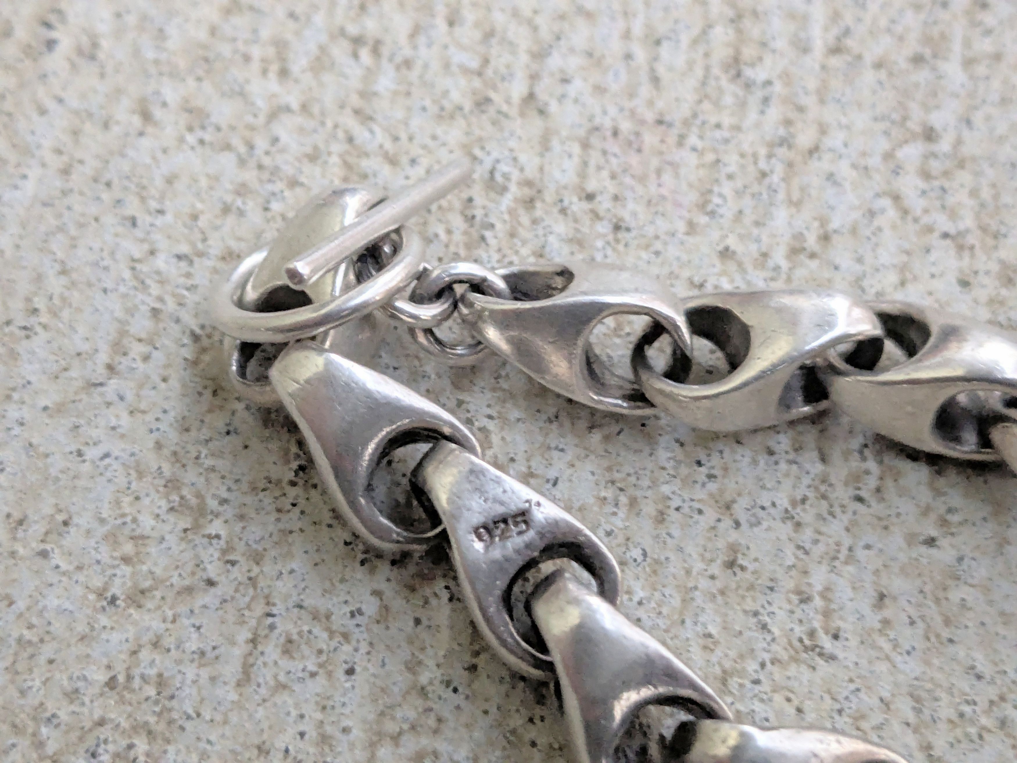Jewelry × Vintage Vintage Sterling Silver Bracelet Modern Abstract Punk Size ONE SIZE - 11 Thumbnail