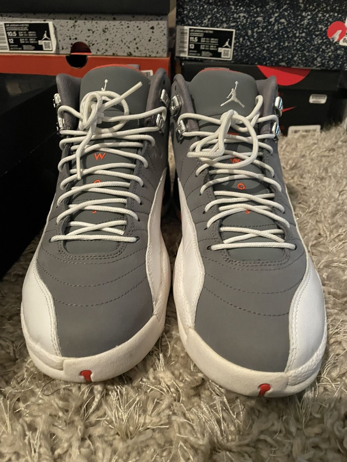 Jordan Brand Jordan 12 Cool Grey Size US 9.5 / EU 42-43 - 4 Thumbnail
