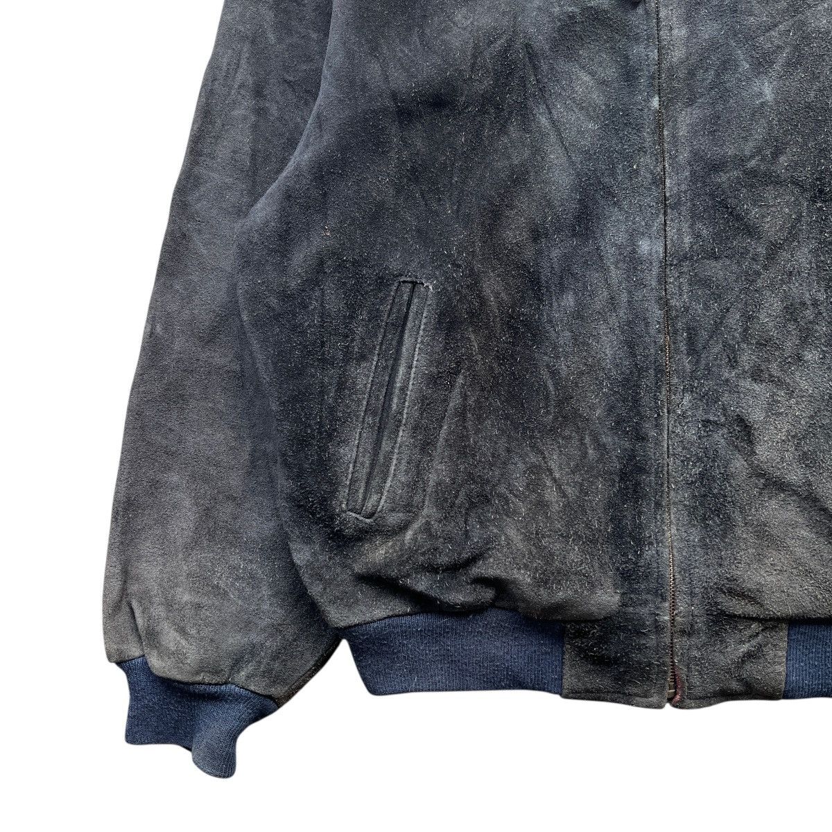Sports Specialties 🔥 VINTAGE LUCKY STRIKE SUEDE COWHIDE BOMBER JACKET SIZE L Size US L / EU 52-54 / 3 - 6 Thumbnail