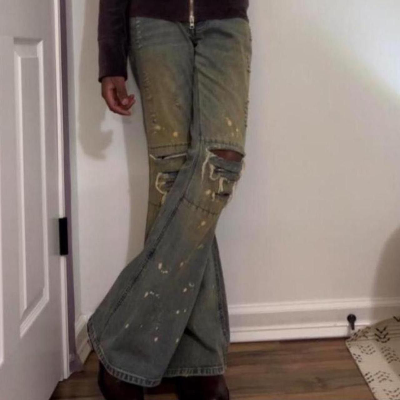 Japanese Brand Isawheaven Elysian Flares mud max look alikes I6w9 Size US 31 - 3 Thumbnail