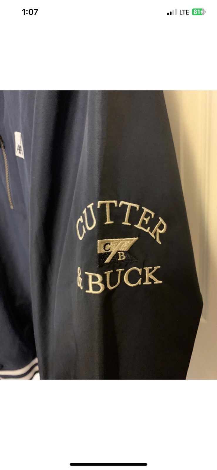 Cutter & Buck Vtg Cutter & Buck mens sz XL windbreaker AXA logo black Size US XL / EU 56 / 4 - 6 Thumbnail