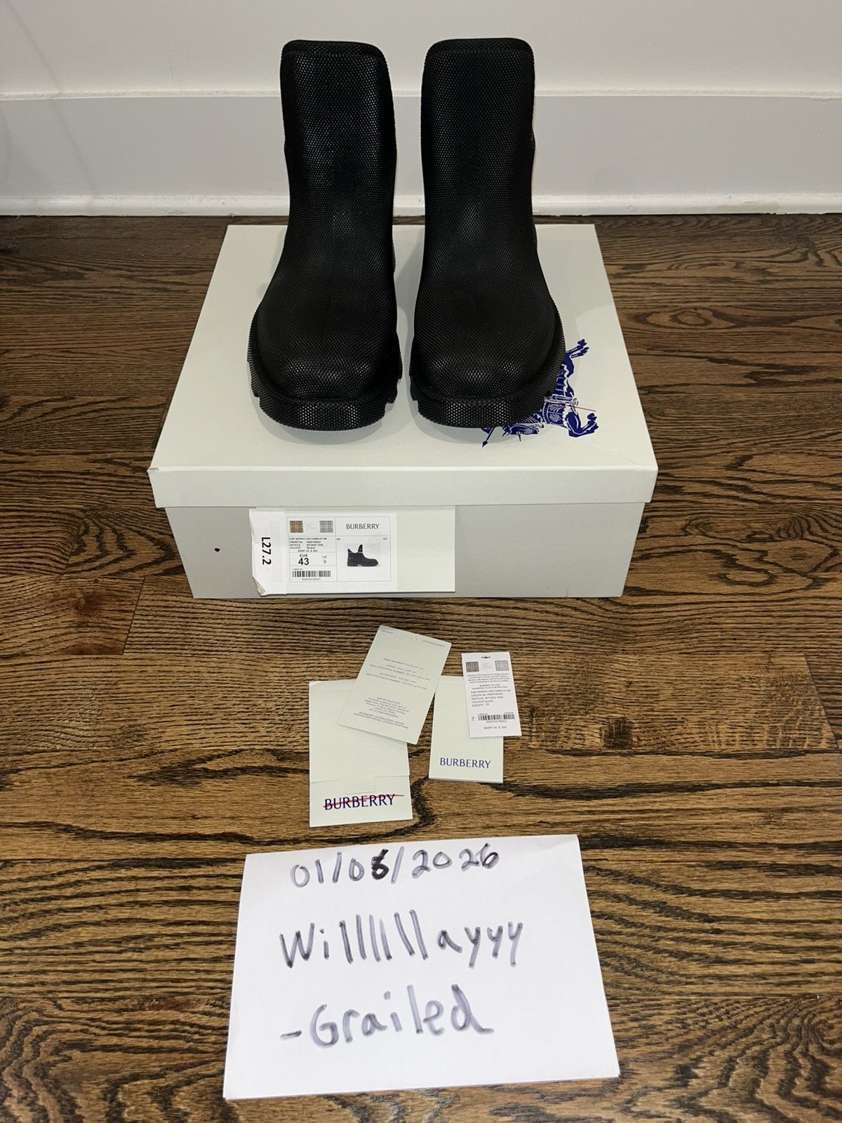 Burberry Burberry Rubber Marsh Boots Low Size US 10 / EU 43 - 4 Thumbnail