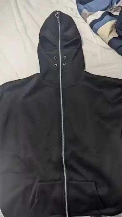 Japanese Brand × Vintage Over Size Zip Up Mask Hoodie Size US L / EU 52-54 / 3 - 3 Thumbnail