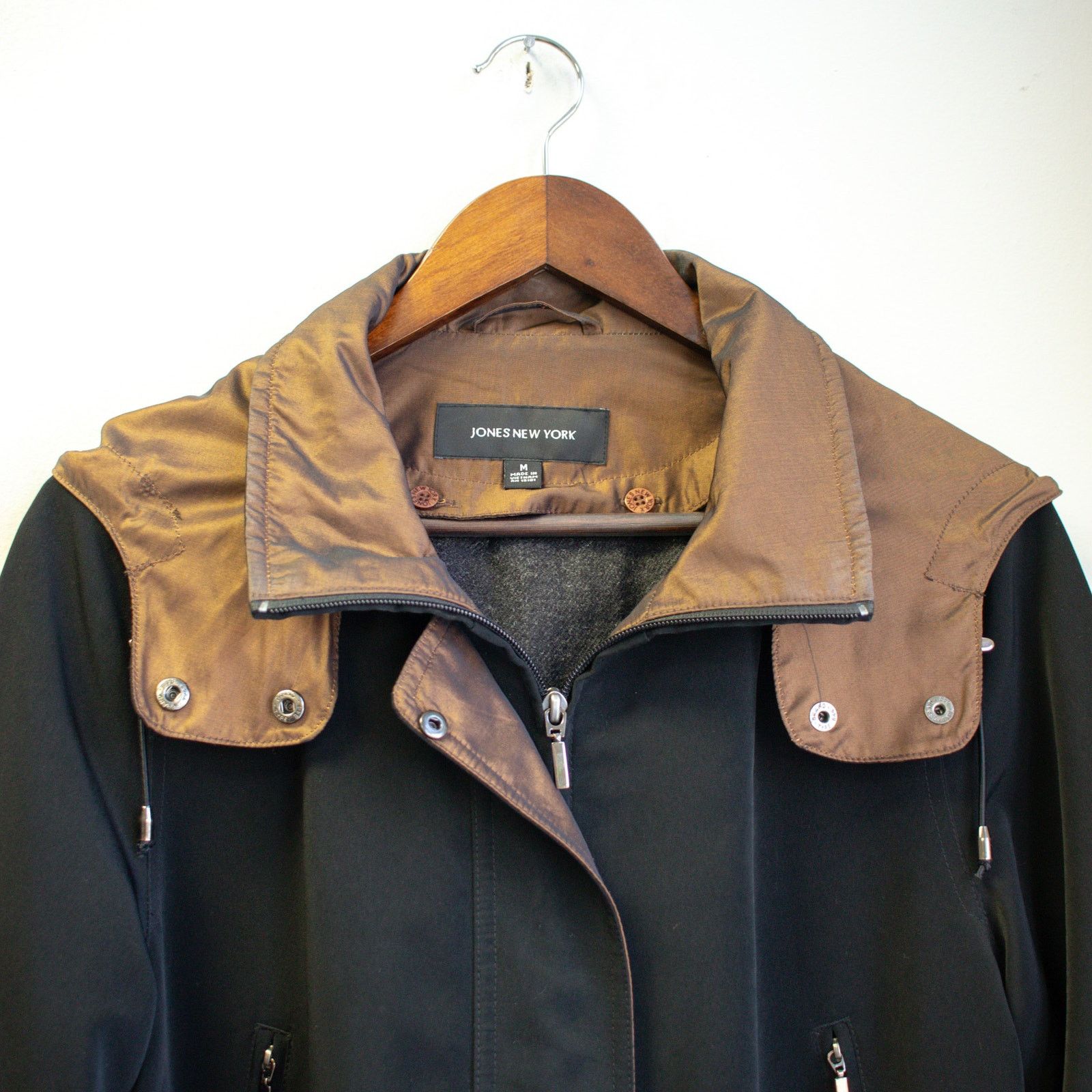 Jones New York Jones New York Lined Anorak Jacket Size Medium Size M / US 6-8 / IT 42-44 - 3 Thumbnail