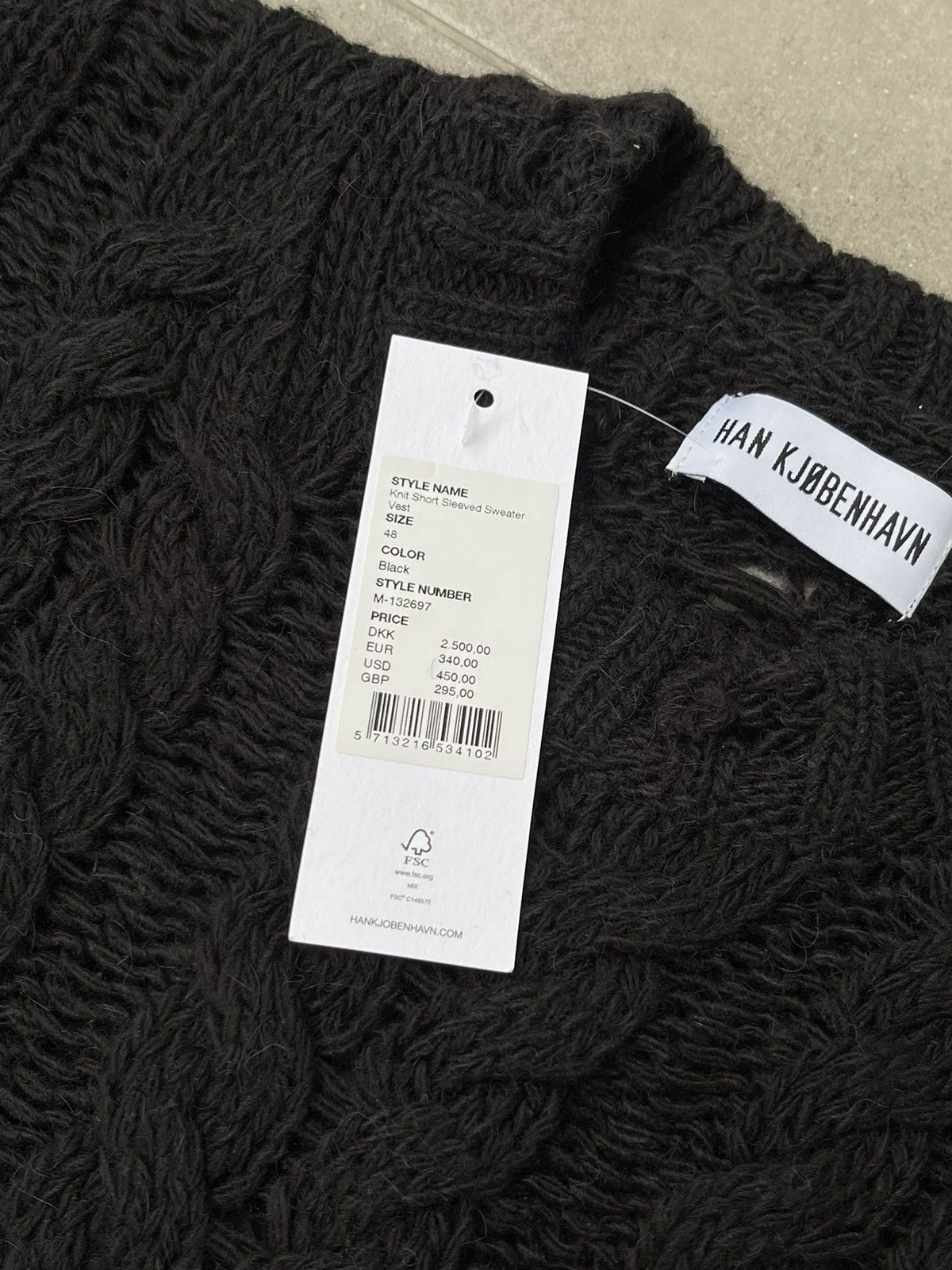 Han Kjobenhavn !DS! FW22 Han Kjobenhavn Knit Short Sleeved Sweater Vest Size US M / EU 48-50 / 2 - 24 Thumbnail