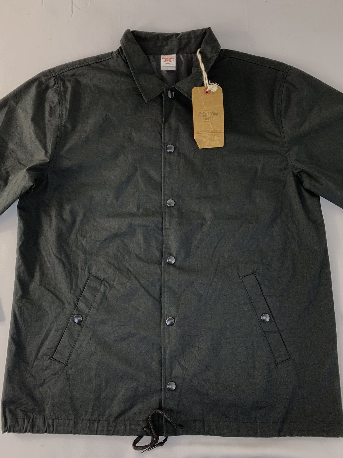 Japanese Brand United Athle Works Windbreaker Workwear Punk Logo Printed Size US L / EU 52-54 / 3 - 4 Thumbnail
