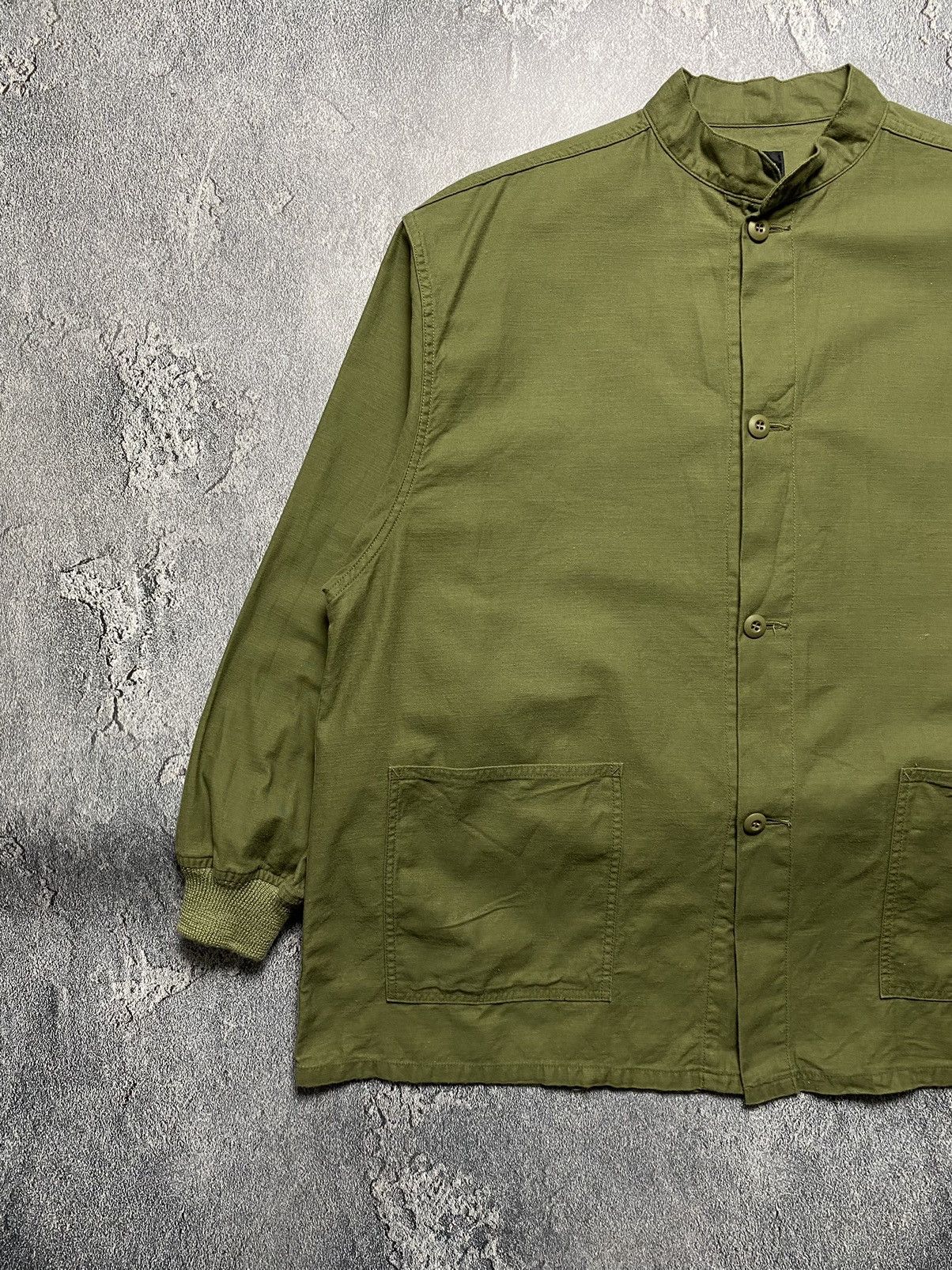 Japanese Brand × Needles Needles Oversize Japanese Work Army Button Jacket Size US L / EU 52-54 / 3 - 3 Thumbnail