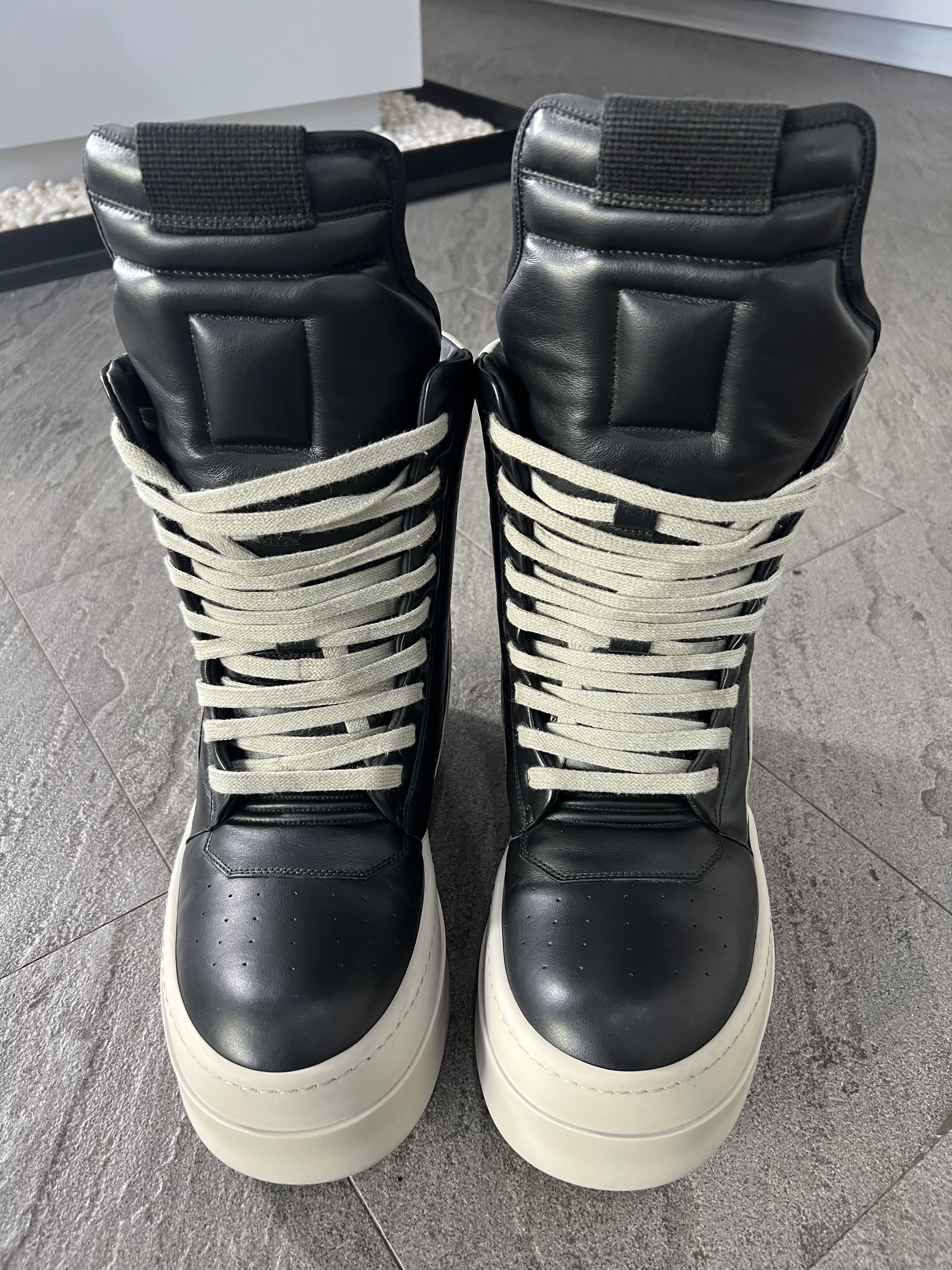 Rick Owens Rick Owens Porterville MegaBumper Geobasket Black Milk Size US 8 / EU 41 - 3 Thumbnail