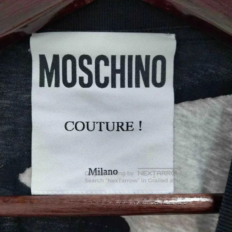 Moschino Moschino Black and Gray Graphic Summer T-Shirt . Size M / US 6-8 / IT 42-44 - 3 Thumbnail
