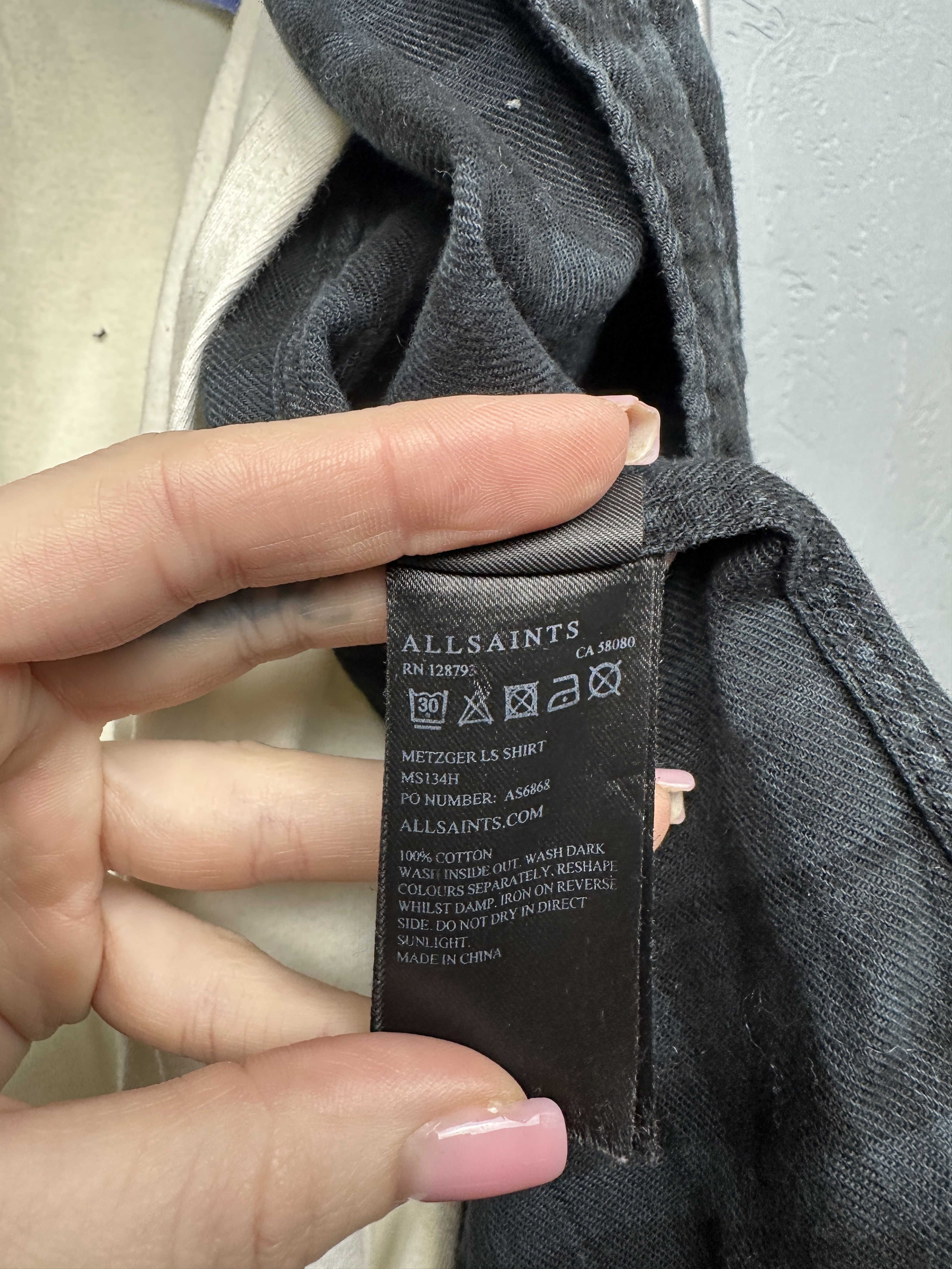 Allsaints Allsaints Metzger Mens Flannel Plaid Shirt Size US S / EU 44-46 / 1 - 4 Thumbnail
