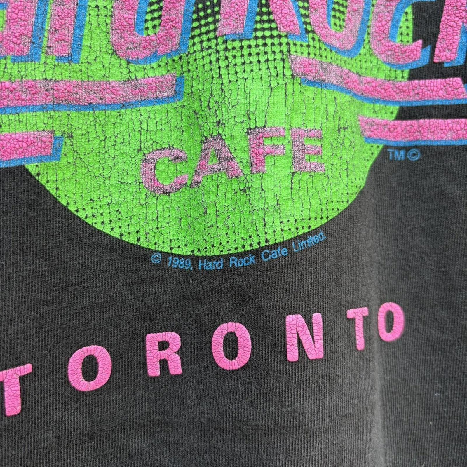 Hard Rock Cafe vintage Hard Rock Cafe toronto t shirt 1989 L Size US L / EU 52-54 / 3 - 3 Thumbnail