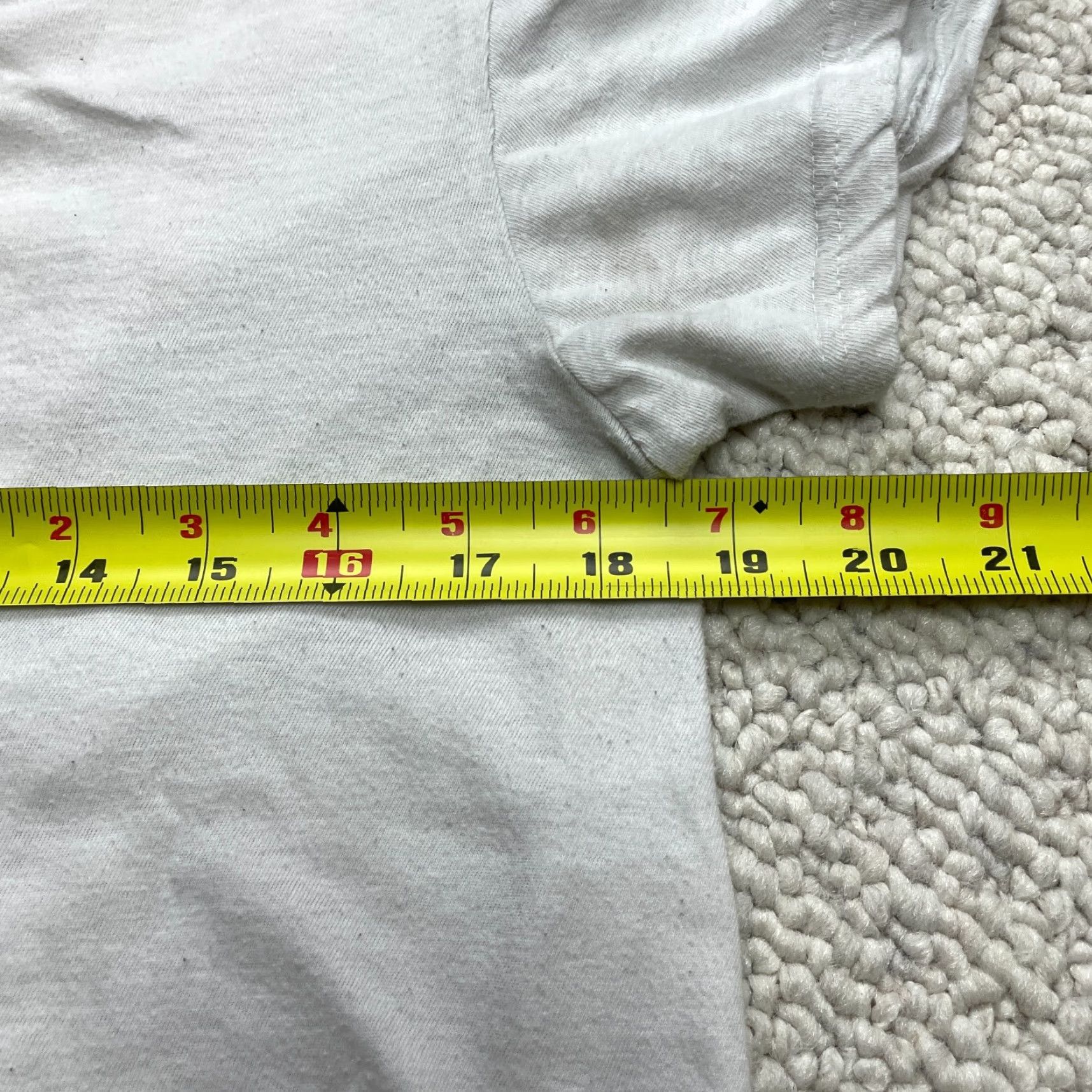 Vintage Jake & co Shirt Womens Large White Short Sleeve V Neck Basic Casual Top Ladies Size L / US 10 / IT 46 - 6 Thumbnail