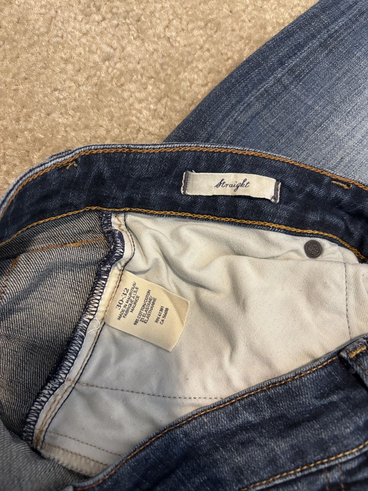 Denim & Supply Ralph Lauren Denim & Supply Ralph Lauren Flag Patch Straight Jeans 30x32 Size US 30 / EU 46 - 5 Thumbnail
