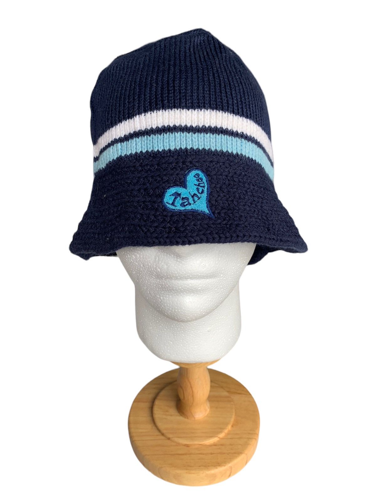 Vintage Hippies Style Tachoo knitted Made In Usa Bucket Hat Size ONE SIZE - 2 Thumbnail