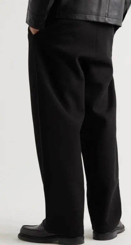 AMI AMI Black Heavy Wool Pants Size US 30 / EU 46 - 1 Thumbnail