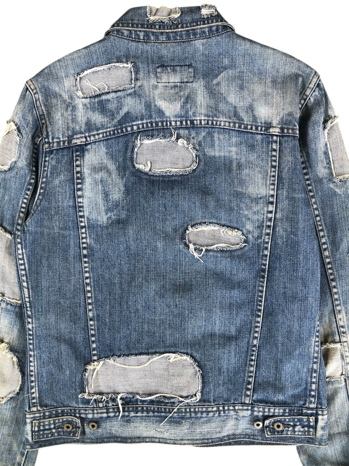 Dolce & Gabbana Dolce & Gabbana Boro Patchwork Distressed Denim Jacket Size US S / EU 44-46 / 1 - 9 Thumbnail