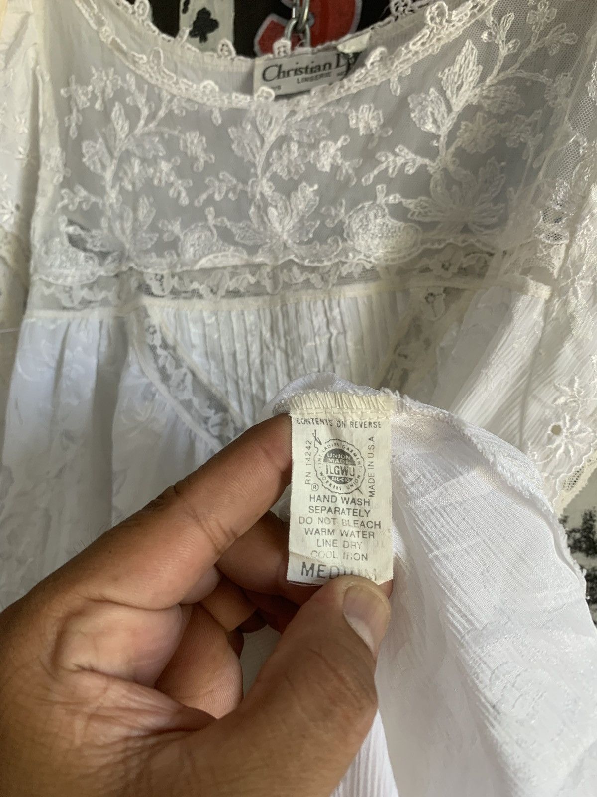 Christian Dior Monsieur Vintage Christian Dior Lingerie nighdress Size M / US 6-8 / IT 42-44 - 7 Thumbnail