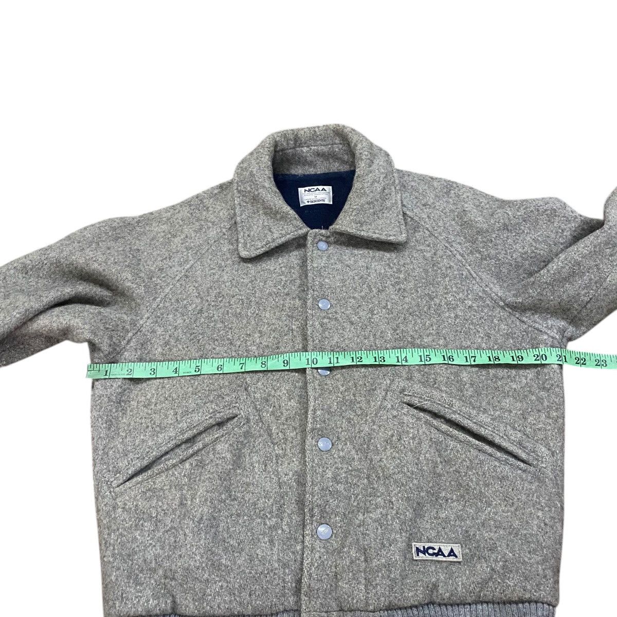 NCAA Vintage NCAA Varsity Wool Jacket M Size Grey Colour Size US M / EU 48-50 / 2 - 18 Thumbnail