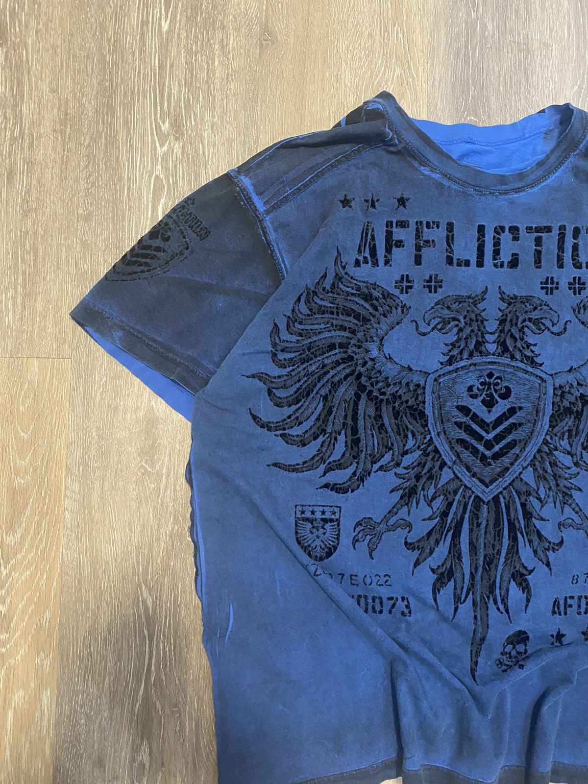 Affliction × Vintage Crazy grunge Vintage Affliction shirt Size US XL / EU 56 / 4 - 7 Thumbnail
