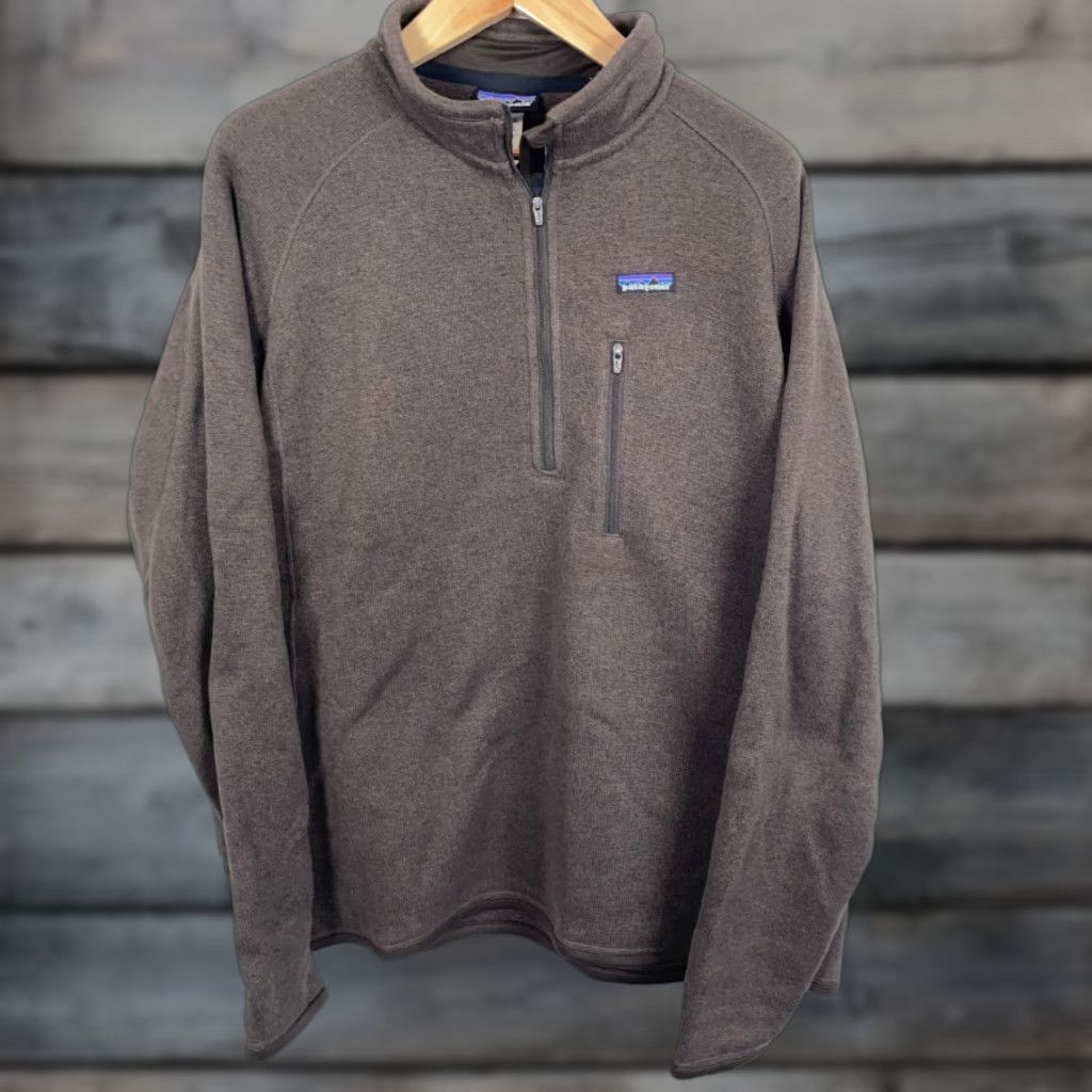 Patagonia Patagonia Better Sweater Sweater Pullover 2XL Brown 1/4 Zip Fleece Nature Hiking Mens Regular Size US XXL / EU 58 / 5 - 1 Thumbnail