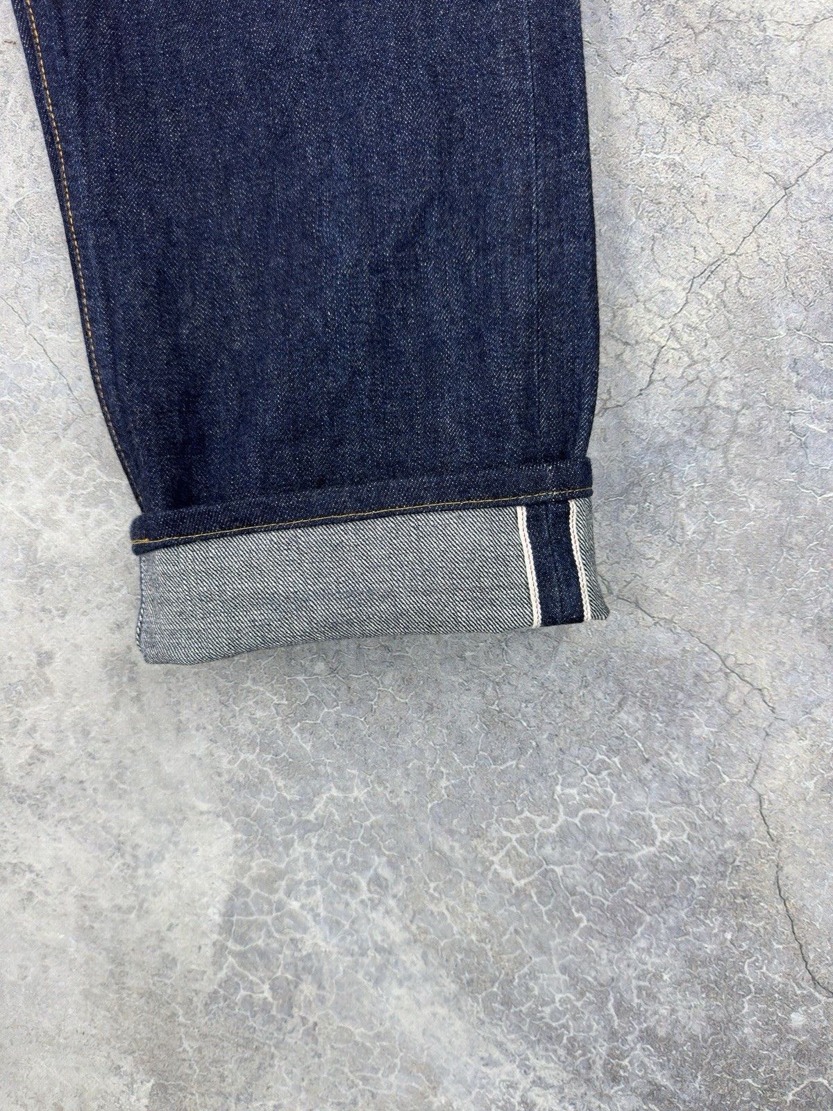 Nudie Jeans Nudie Jeans Snake Eyes Selvage Gritty Jackson Jeans W34 L32 Size US 34 / EU 50 - 6 Thumbnail