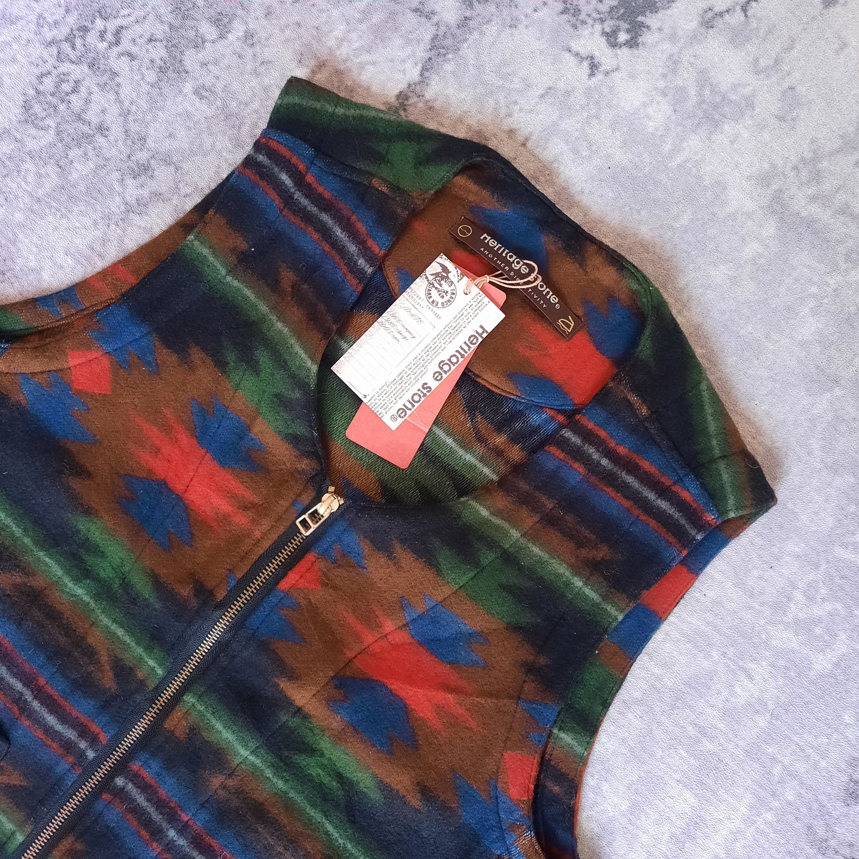 Toyo Enterprises 🌟Heritage stone navajo/native america wool vest jacket Size US M / EU 48-50 / 2 - 3 Thumbnail