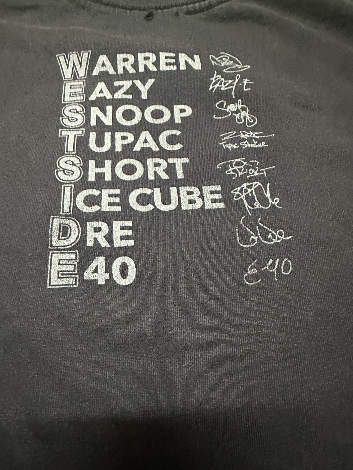 Rap Tees Vtg WESTSIDE combination hiphop rap tees Size US XL / EU 56 / 4 - 4 Thumbnail