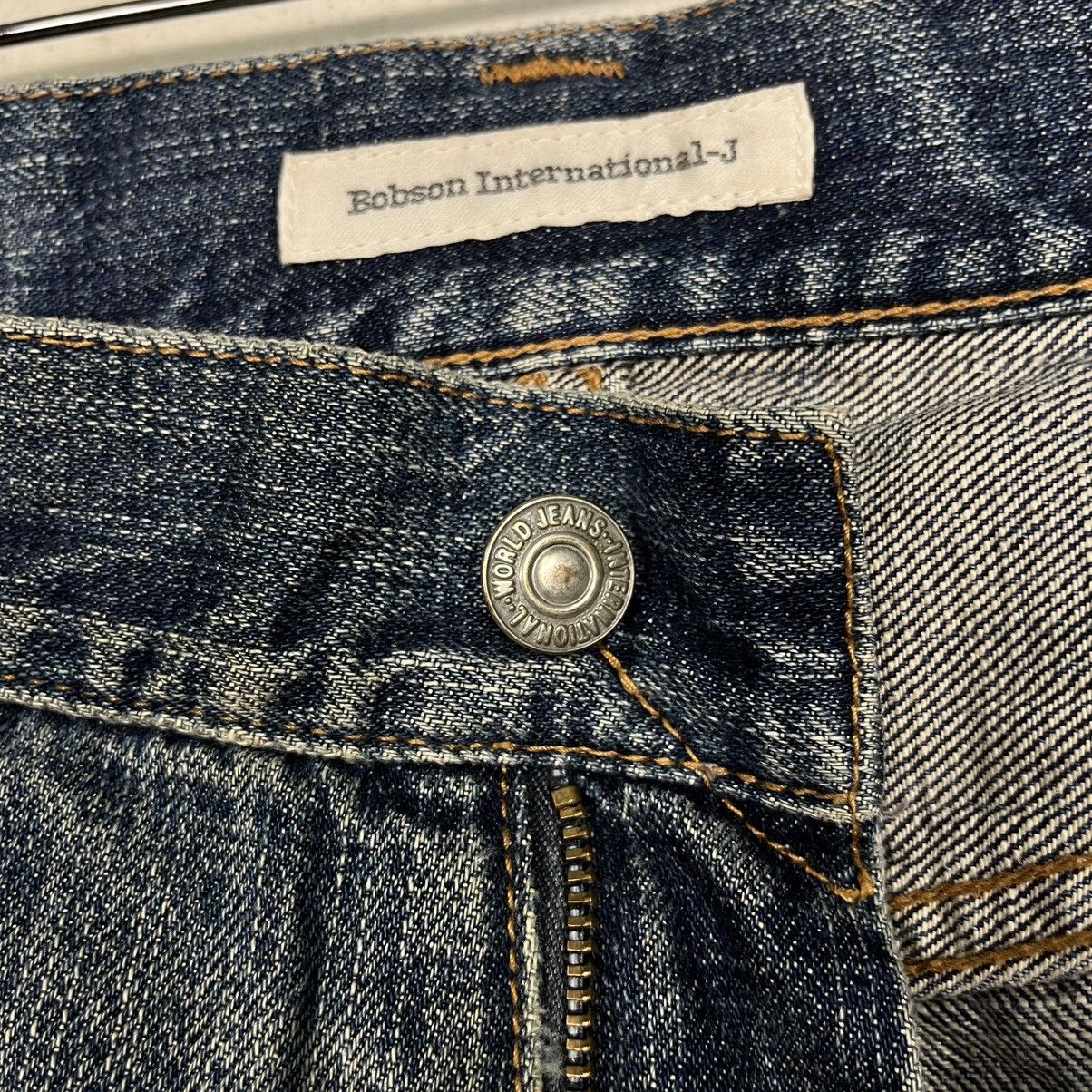Japanese Brand Vintage Bobson Workwear Denim Jeans Size US 34 / EU 50 - 17 Thumbnail