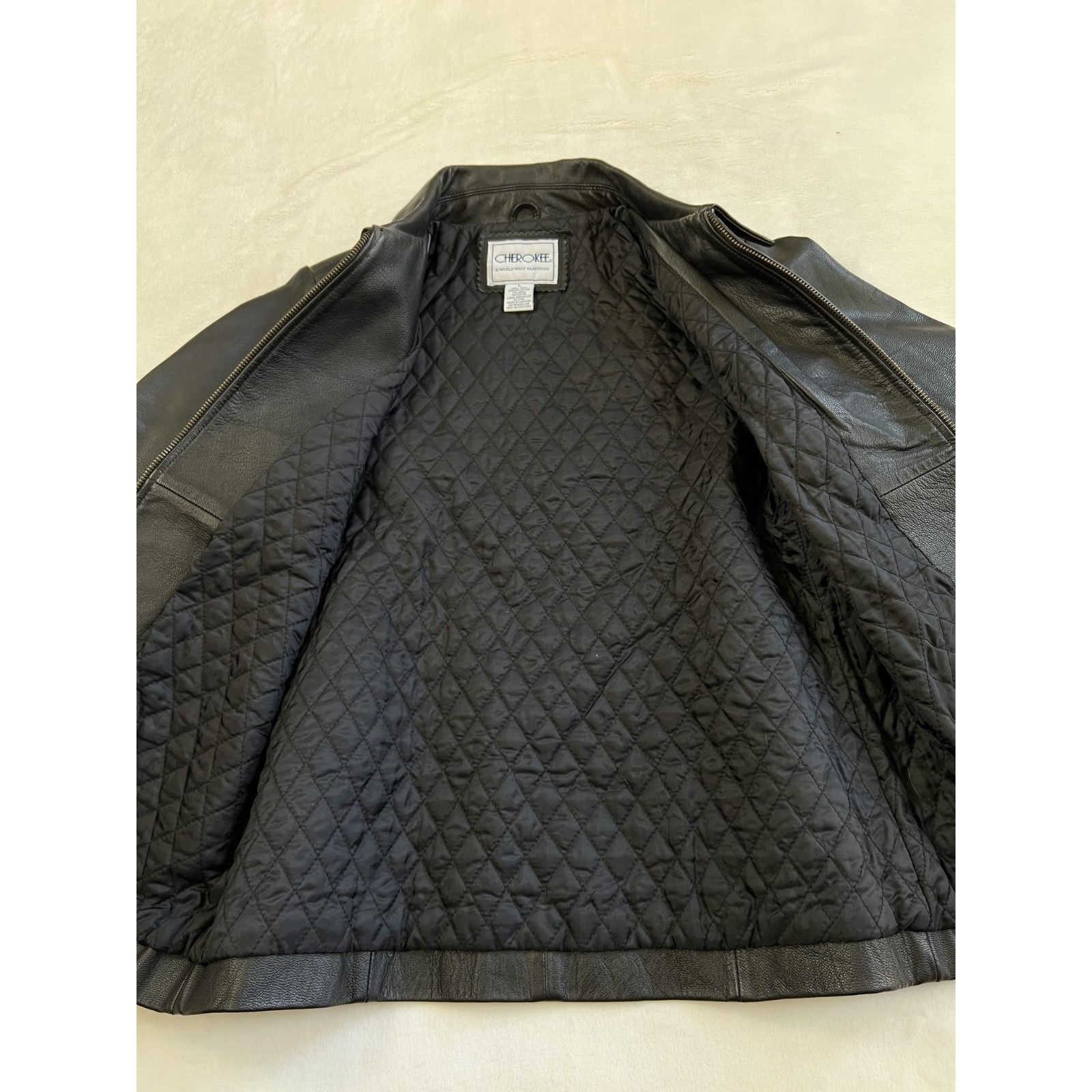 Cherokee Vintage Cherokee Black Leather Jacket Women's Size Large Y2K Size L / US 10 / IT 46 - 5 Thumbnail