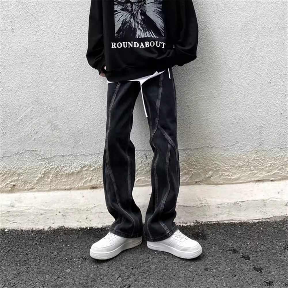 Designer × Japanese Brand × Jean Patchwork Stitch Stacked Vintage Retro Jeans y2k Size US 30 / EU 46 - 4 Thumbnail