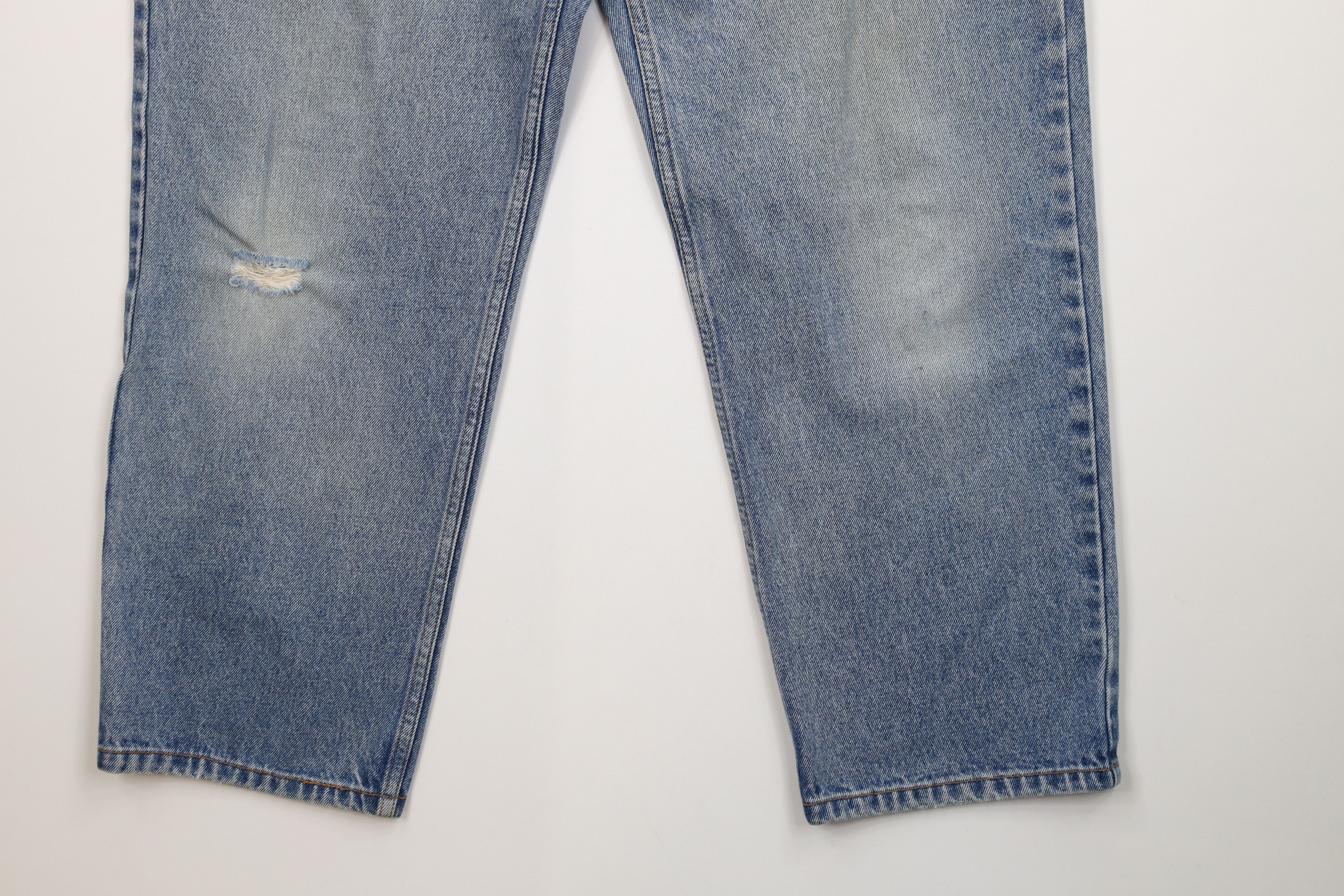 Levi's Vintage 90s Y2K Levis 550 Relaxed Fit Denim Jeans Blue Size US 36 / EU 52 - 4 Thumbnail