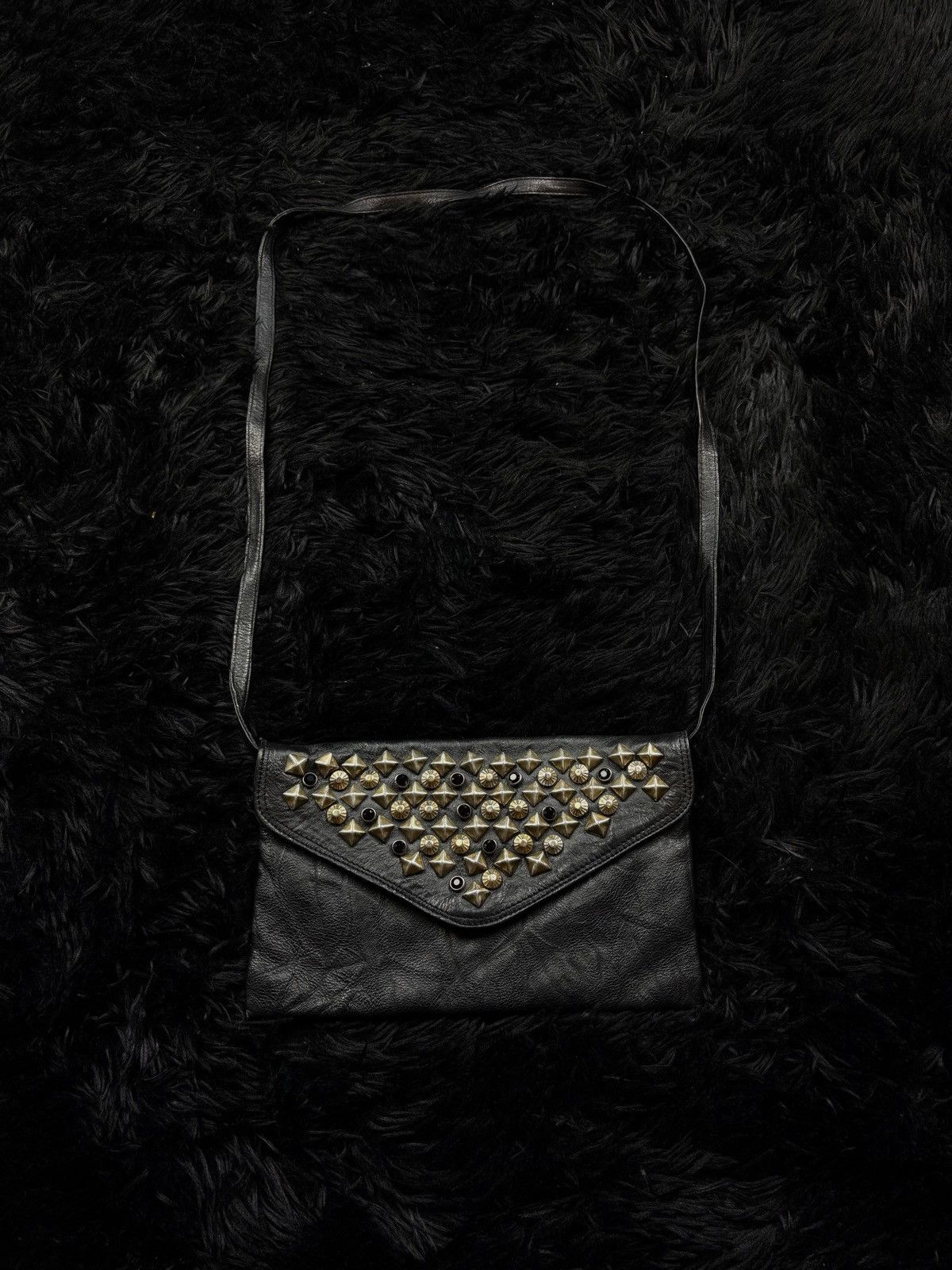 ASH Very Rare ASH Archive Eyelets Pyramids Leather Bag Size ONE SIZE - 1 Thumbnail