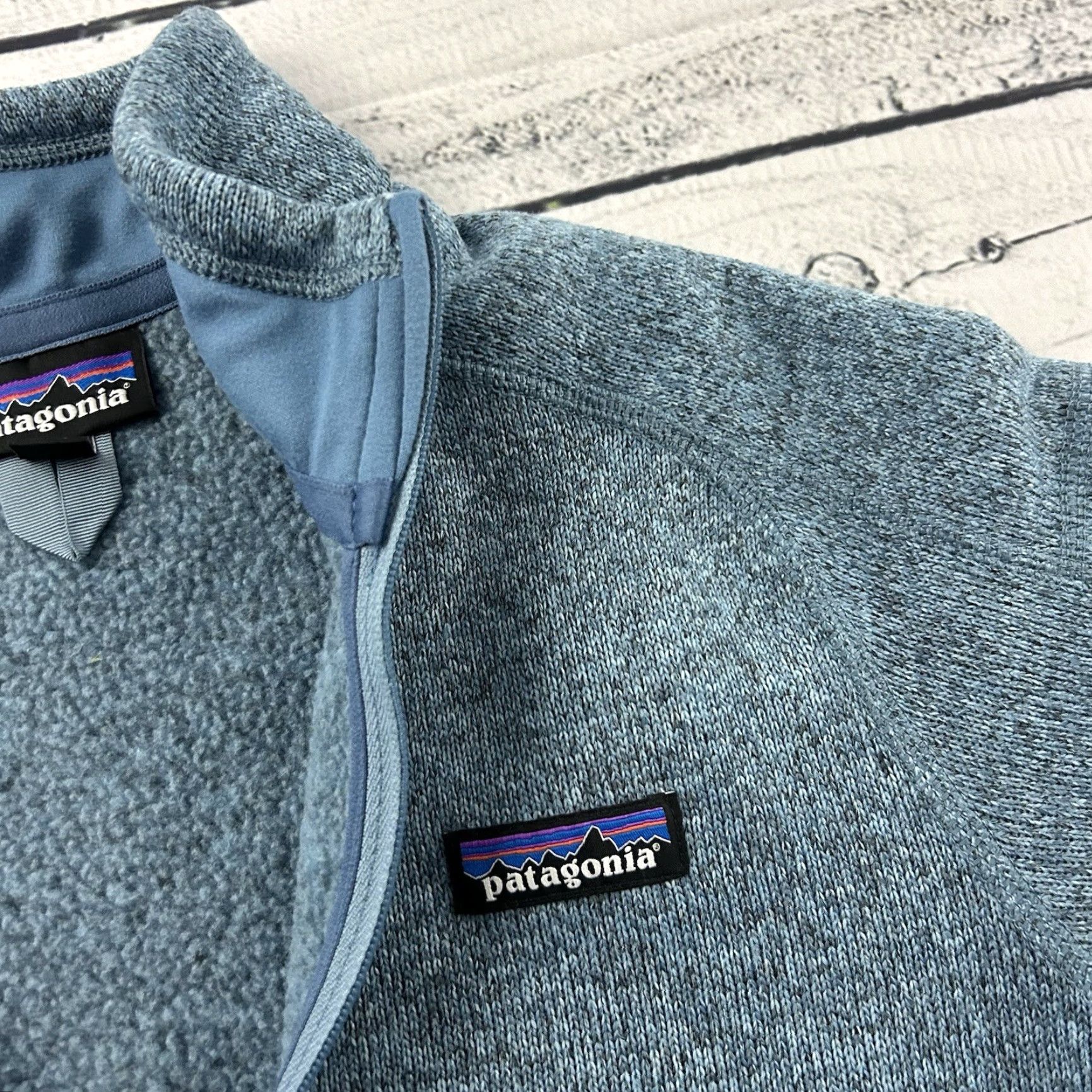 Patagonia Patagonia 1/4 Zip Better Sweater Women's Small Blue Shirt Womens 1/4 Zip Patagonia Better Sweater Blue S Size S / US 4 / IT 40 - 3 Thumbnail